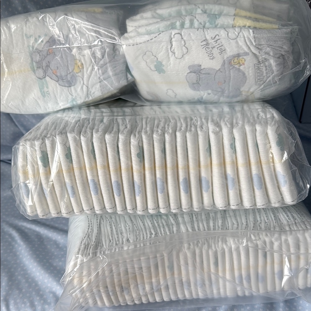 77 Baby Pampers Diapers size 1
